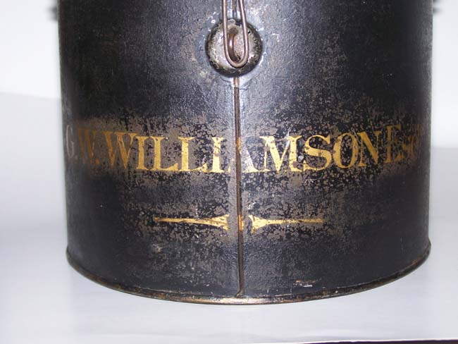 A Victorian Gentlemen's Wig Box with the name 'G.W. Williamson' circa 1890 — image 3
